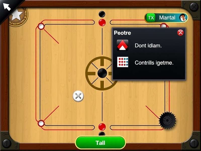 Carrom Blitz Wizard Game Screenshot
